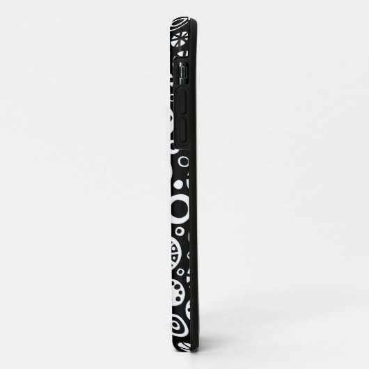 210712 - Zwarte en witte iPhone draagtas Case-Mate iPhone Case (Achterkant/links)