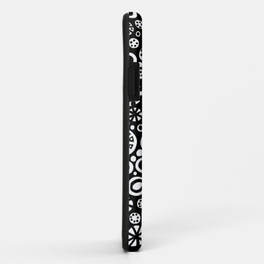 210712 - Zwarte en witte iPhone draagtas Case-Mate iPhone Case (Achterkant/rechts)