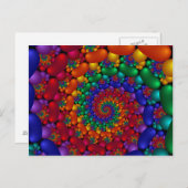 210 Fractal Briefkaart (Voorkant / Achterkant)