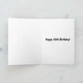 210 hondenjaren 30e verjaardag Kaart (Binnen)