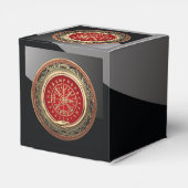 [210] Vegvisir - Viking Gold Magic Runass Bedankdoosjes (Achterkant)