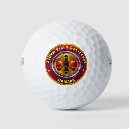 210e veldartillerijbrigade "Thunder" Golfballen (Voorkant)