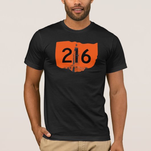 216 met Terminal Tower T-shirt (Voorkant)