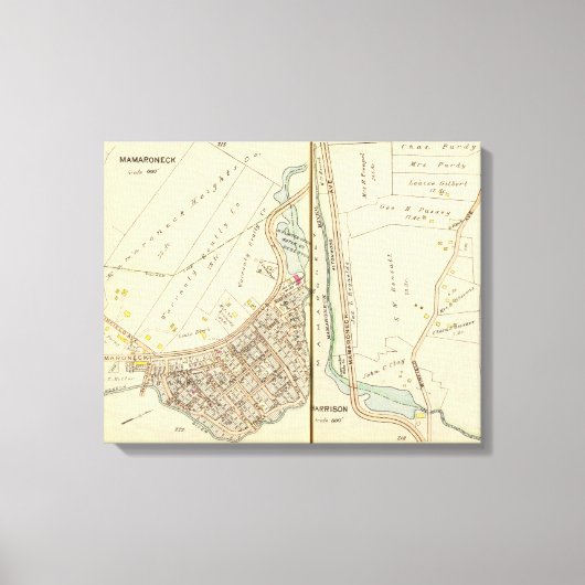 218219 Mamaroneck, Harrison Canvas Afdruk (Voorkant)