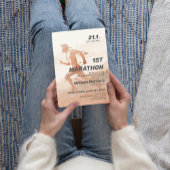 21.1mijl 1e Marathon-Post Marathonfeest Kaart