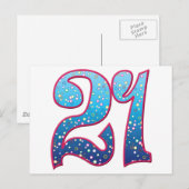 21 Age Rave Briefkaart (Voorkant / Achterkant)