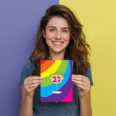 21 Aujourd'hui carte d'anniversaire, vide à l'inté