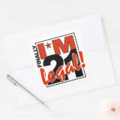 21 & autocollants LEGAL (Enveloppe)