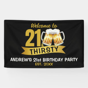 21 & DORSTIG-21E VERJAARDAG  SPANDOEK