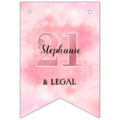 21 en legaal persoonlijk vlaggetjes (Eerste vlag)