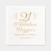 21 et Fabuleux fête du 21e anniversaire (Recto)