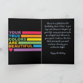 🌈 21 & Fabuleux Gay Libra Carte d'anniversaire 🎉 (Intérieur)