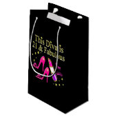 21 & FABULOUS ROZE SCHOEN EN LIPSTICK DIVA ONTWERP KLEIN CADEAUZAKJE (Achterkant Gekanteld)