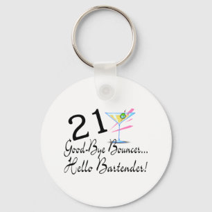 21 Goedendag Bouncer Hallo Bartender Sleutelhanger
