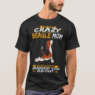 21 Ik ben de gekke Beagle-mama Beagle T-shirt