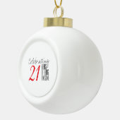 21 jaar awesome zijn keramische bal ornament (Rechts)