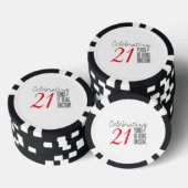 21 jaar lang fantastisch zijn poker chips (Opstapeling)
