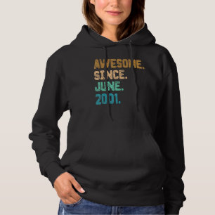21 jaar oud Geweldige sinds juni 2001 21ste verjaa Hoodie