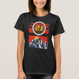 21 jaar oude 21ste verjaardag 6 t-shirt