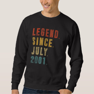21 jaar oude legering sinds juli 2001 21e verjaard trui