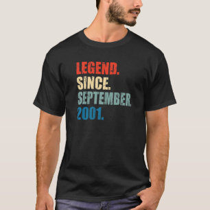 21 jaar oude leggende sinds september 2001 21ste g t-shirt