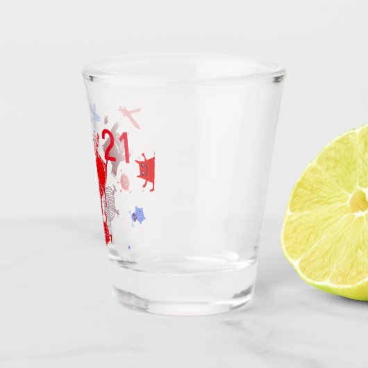 21-jarig glas (Rechts)