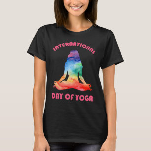 21 juni Internationale Dag van Yoga T-shirt