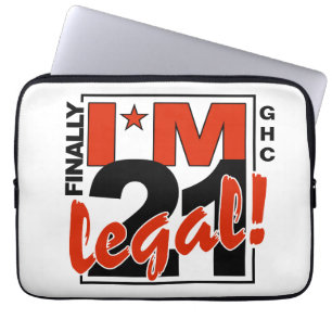 21 & JURIDISCHE, aangepaste laptophoezen Laptop Sleeve