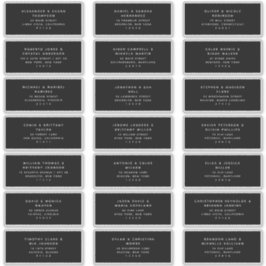 21 Moderne Zwarte Witte Gastadreslabels Sticker