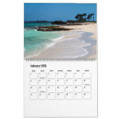 21 mois/Photos Calendrier de plage tropicale (Feb 2026)