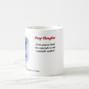 21 Profondes pensées - mug copyright