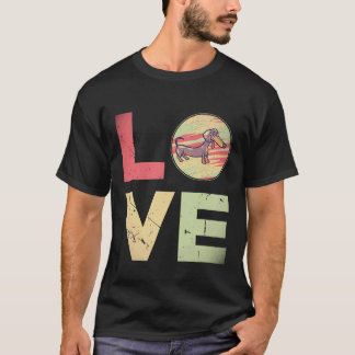 21 Retro vintage Doxer Hond Moeder Cadeaus Doxer T-shirt