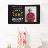 21 september 2002 Legendary Black and Gold Banner (Insitu)