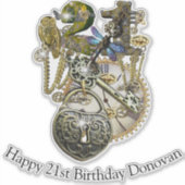 21 Sticker de personnalisation Anniversaire (Devant)