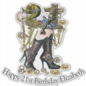 21 Sticker de personnalisation Anniversaire (Devant)