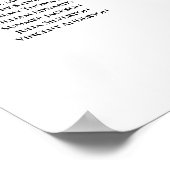 21 Tabel Rust Sinaasappel Floral Wedding Seating C Poster (Hoek)