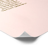21 Tableau Mariage Plat Rose & Or (Coin)