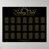 21 Tableau Plafond Or Mariage noir Plafond (Devant)