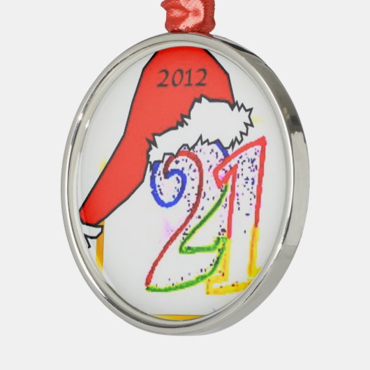 21 versiering metalen ornament (Links)