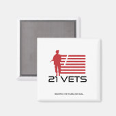 21 Vets Magnet (Recto/Verso)