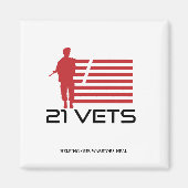 21 Vets Magnet (Devant)