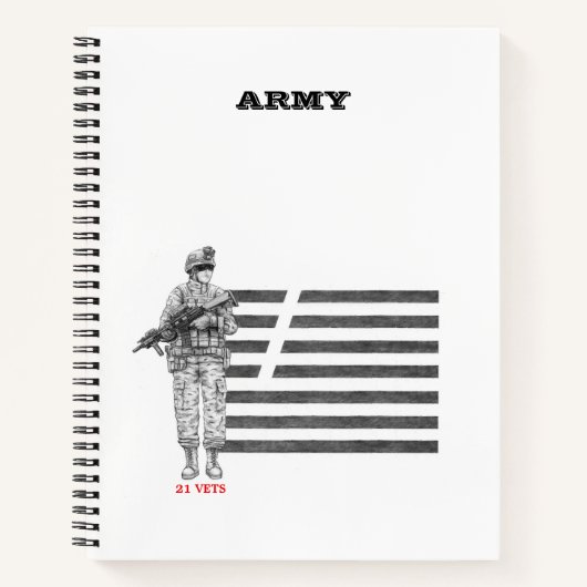 21 Vets spiral notebook Notitieboek (Voorkant)