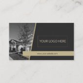 21 Visitekaartje zwart goud in 19023 (Achterkant)