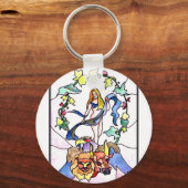 21 - Wereld Sleutelhanger (Voorkant)