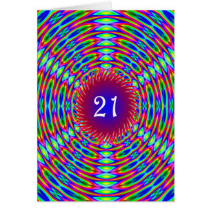 21e Abstracte Trippy-cirkels van de geboorte