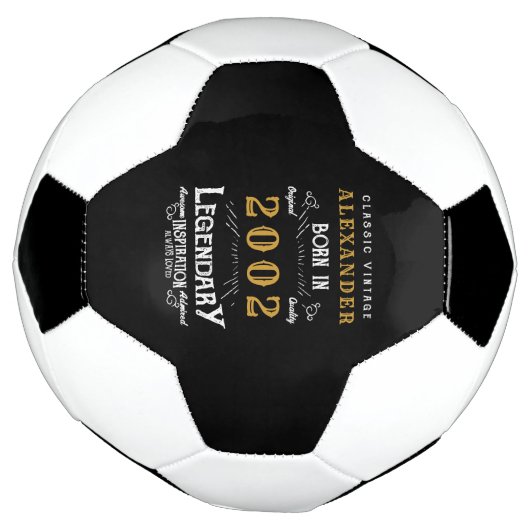 21e anniversaire 2002 Monogramme Nom Légendaire (Tourné)