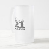 21e anniversaire Beer Mug pour hommes | Soeurs jus (Devant gauche)