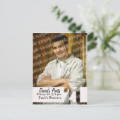 21e anniversaire carte photo (Debout devant)