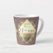 21e anniversaire du Mariage Iolite & Brass Mug (Angle droit)