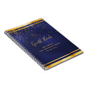 21e anniversaire fête 21 livre d'or bleu foncé (Côté Droit)